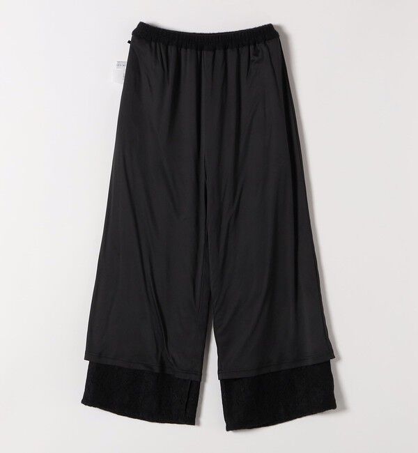 quaranciel「quaranciel:〈洗濯機可能〉フラワー レース ワイド パンツ」|その他|