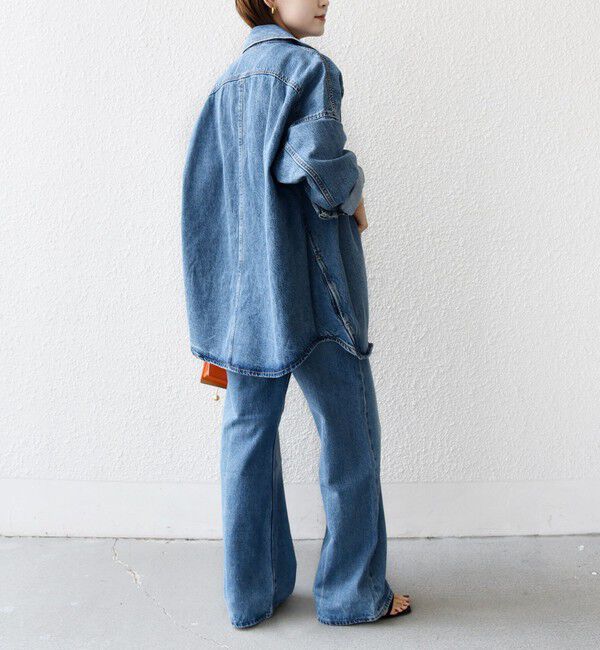 SHIPS for women「Levi&rsquo;s:〈手洗い可能〉TWIST SHACKET」|デニムジャケット|