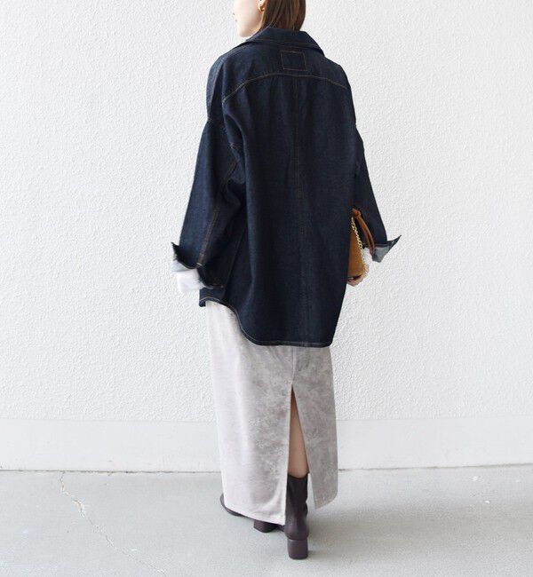 SHIPS for women「Levi&rsquo;s:〈手洗い可能〉TWIST SHACKET」|デニムジャケット|