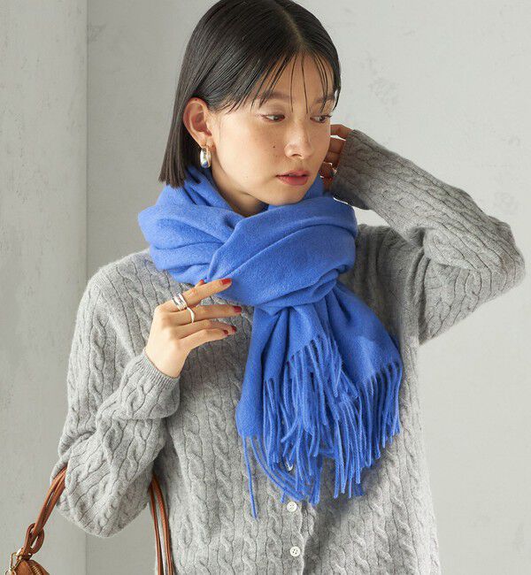 SHIPS for women「ウール カシミヤ ウォッシャブル ストール」|ストール|