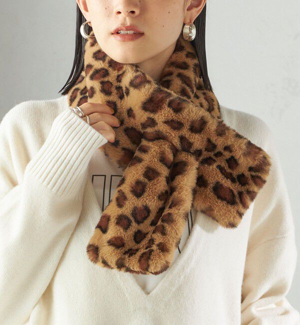 SHIPS for women「〈手洗い可能〉フェイク ファー マフラー」|マフラー|ブラウン