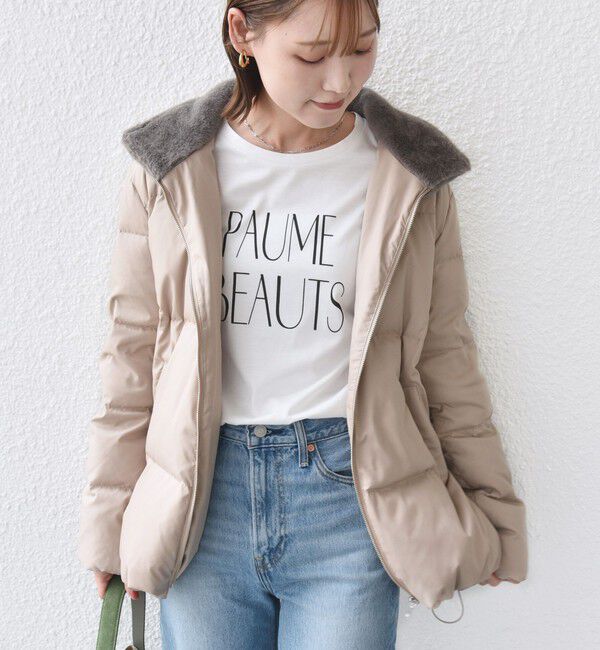 SHIPS for women「LIMONTA EAST 河田 ダウン ジャケット」|ダウン|ベージュ