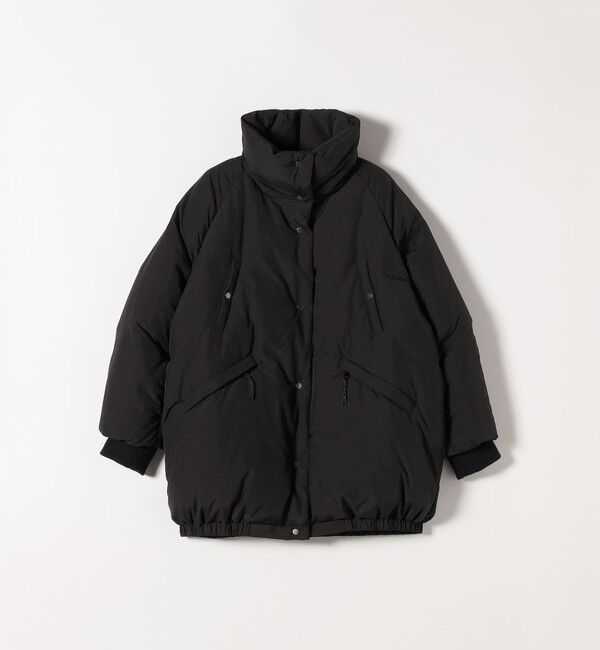 SHIPS any「SHIPS any: ナイロン スタンドカラー ダウン コクーン コート」|ダウン|