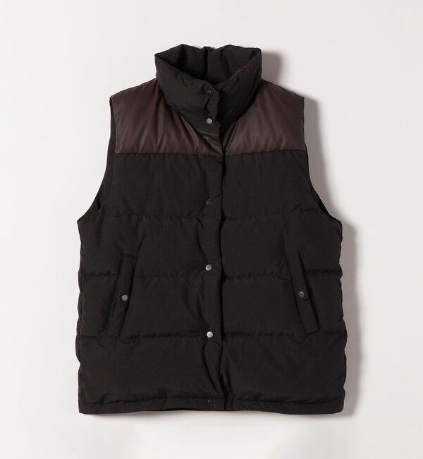 SHIPS any「SHIPS any: ナイロン スタンドカラー ダウン ベスト」|ダウンベスト・ベスト|