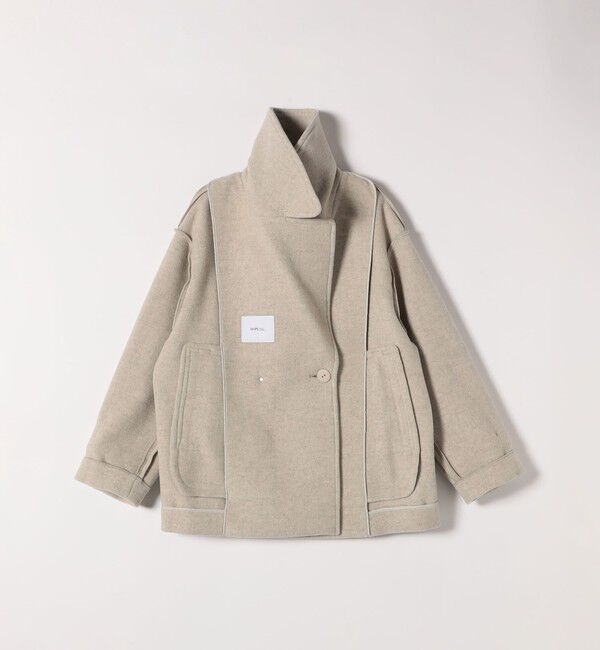 SHIPS any「SHIPS any: カシミヤ ミックス テーラード ショート Pコート」|ピーコート|