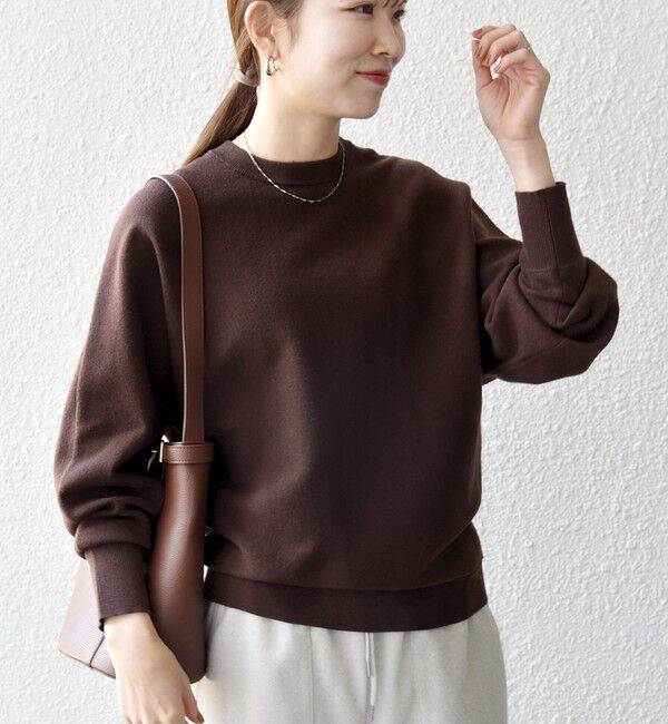 SHIPS any「SHIPS any:〈洗濯機可能〉クルーネック ドルマン ベーシック ニット プルオーバー」|ニット・セーター|