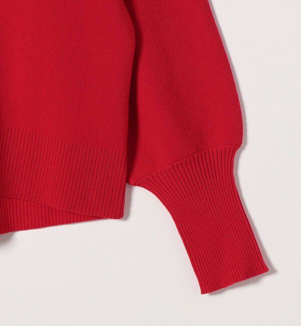 SHIPS any「SHIPS any:〈洗濯機可能〉ハイネック ボリュームスリーブ ロングリブ ニット プルオーバー」|ニット・セーター|