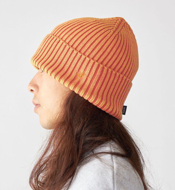 SHIPS「【WEB限定】SHIPS: ブリーチ オーバーフィット エンブロイダリー ワッチキャップ ニット帽」|ニット帽|