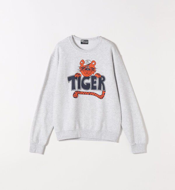 SHIPS any「The BOOK STORE:〈洗濯機可能〉タイガー プリント 裏起毛 スウェット」|スウェット・ジャージ|