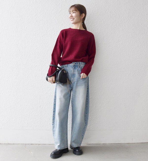 SHIPS any「【SHIPS any別注】Harley of Scotland: シェットランド クルーネック ニット 25AW」|ニット・セーター|