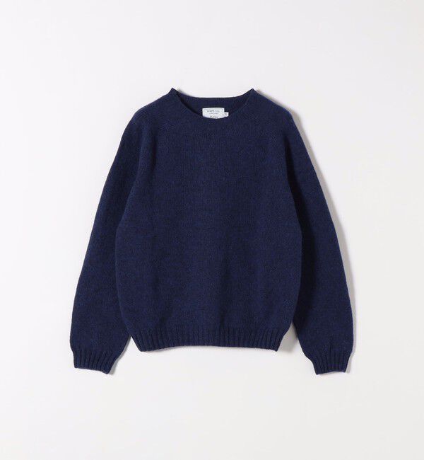 SHIPS any「【SHIPS any別注】Harley of Scotland: シェットランド クルーネック ニット 25AW」|ニット・セーター|
