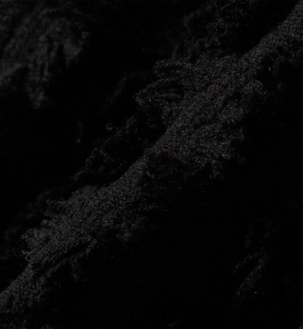 SHIPS any「SHIPS any:〈手洗い可能〉フリンジ デザイン ニット プルオーバー」|ニット・セーター|