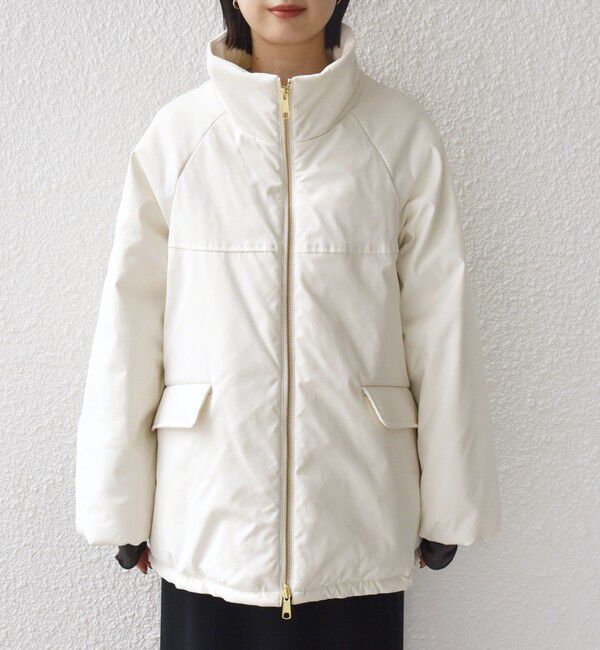 SHIPS for women「【WEB限定】2WAY フェイクファー 中綿 ブルゾン」|ブルゾン・スタジャン|