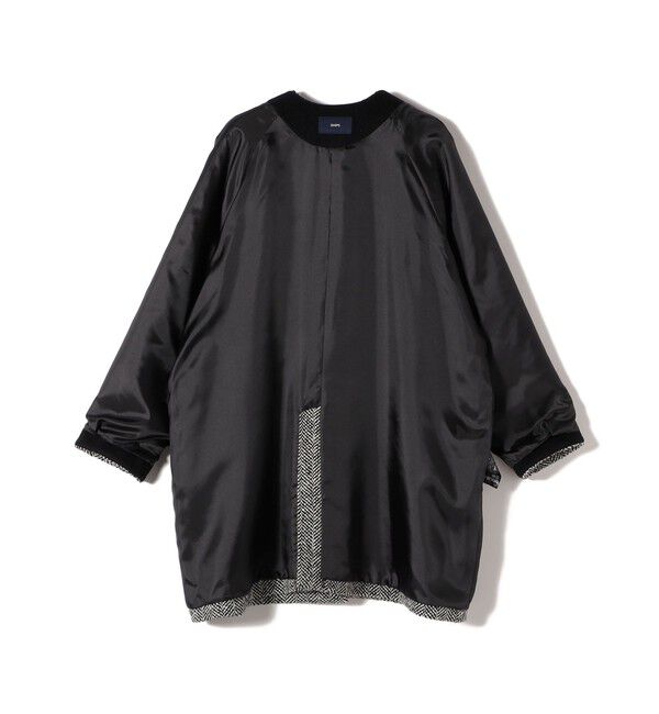 SHIPS for women「スパンコール ヘリンボーン ノーカラー コート」|ノーカラーコート|