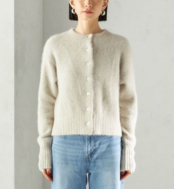 SHIPS for women「〈手洗い可能〉フォックス クルーネック ニット カーディガン」|カーディガン|