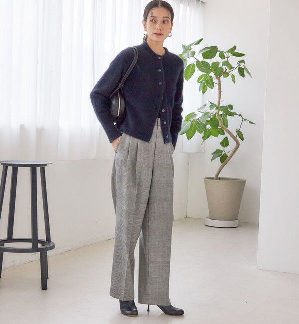 SHIPS for women「〈手洗い可能〉フォックス クルーネック ニット カーディガン」|カーディガン|