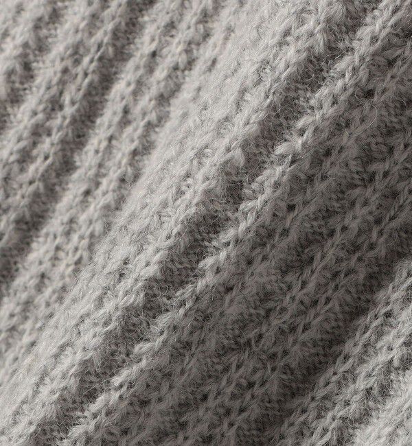 SHIPS any「SHIPS any: リブ タック編み クルーネック ボタン ニット プルオーバー」|ニット・セーター|