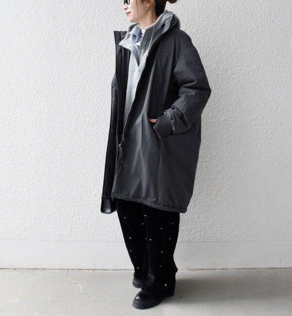 SHIPS any「SHIPS any:〈多機能〉中綿 2WAY スタンドカラー モンスター コート」|その他|