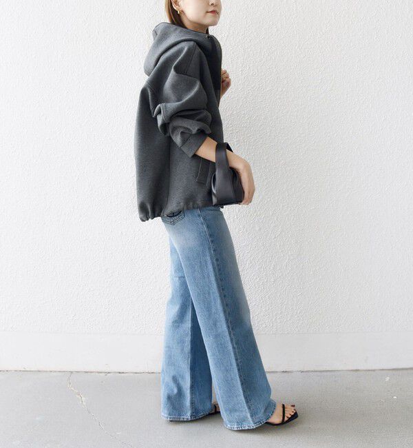 SHIPS for women「【WEB限定】〈手洗い可能〉ダンボール ダブルジップ フーディー 2」|パーカー|