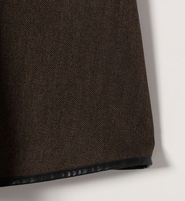 SHIPS any「SHIPS any: ヘリンボーン パイピング フレア ワンピース」|ワンピース|