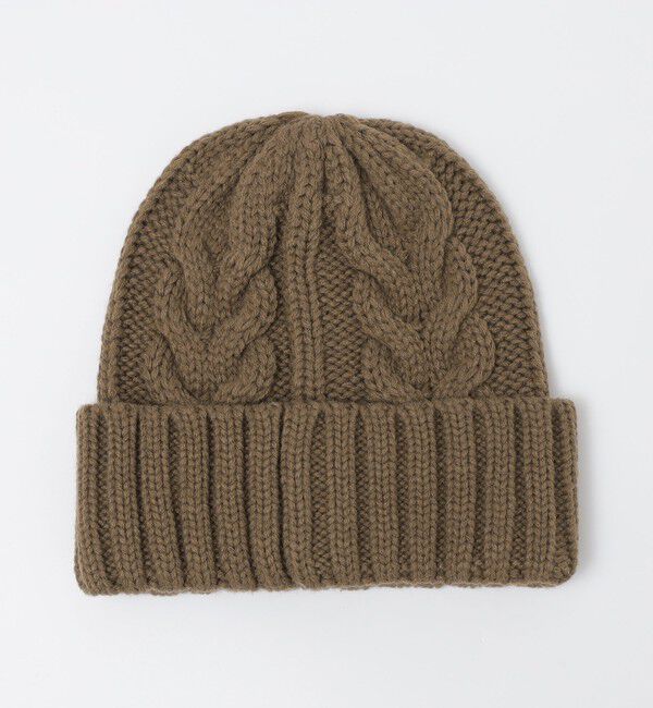 SHIPS Colors 「SHIPS Colors:〈手洗い可能〉ケーブル ニット キャップ」|ニット帽|