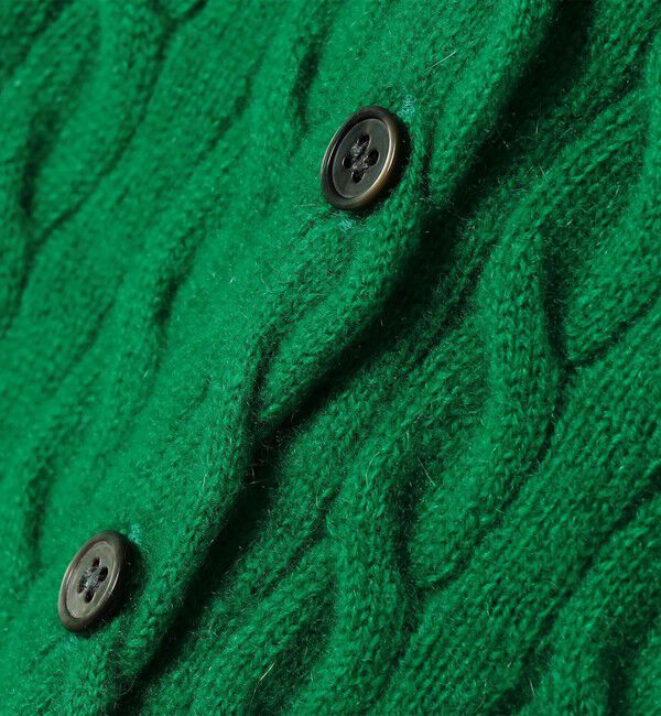 SHIPS for women「カシミヤ 細 ケーブル クルーネック カーディガン」|カーディガン|