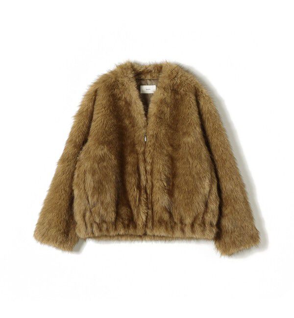 SHIPS for women「フェイク ファー コクーン ブルゾン」|その他|