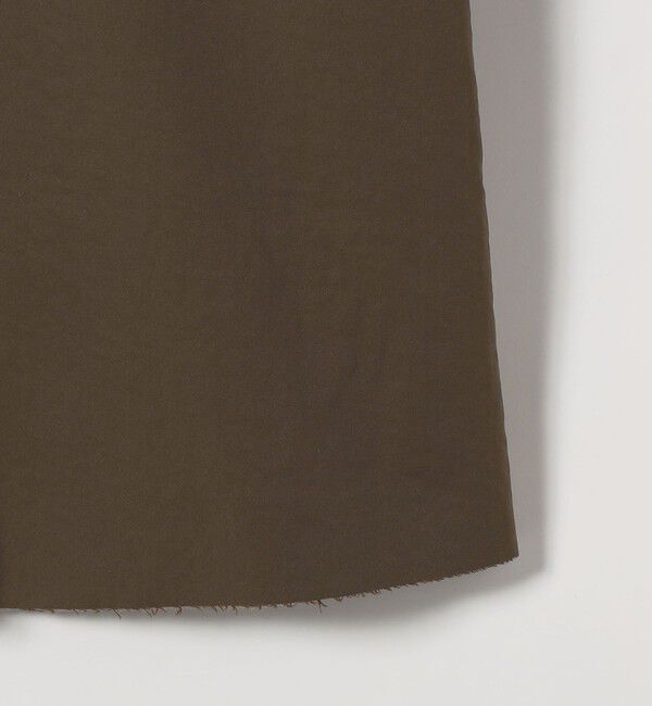 SHIPS any「FLAT YOU: ポリエステル ムートン ボア ロング コート」|ステンカラーコート|