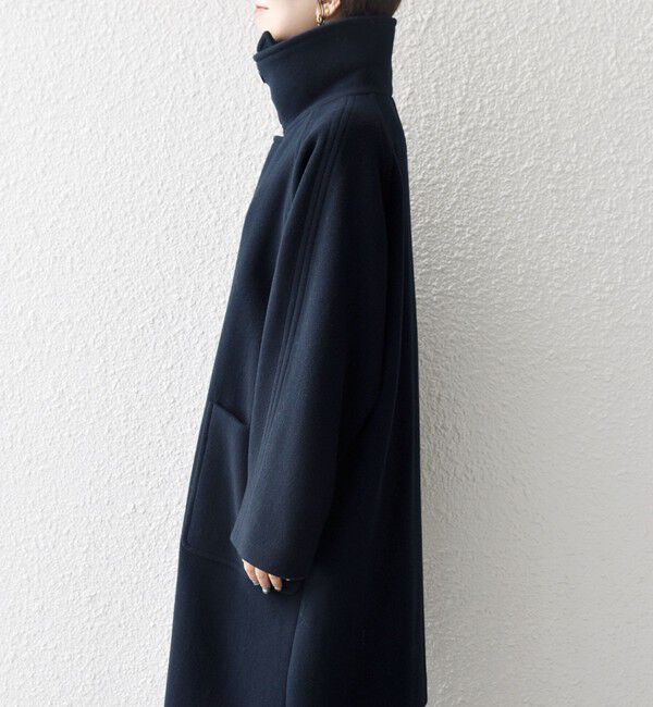 SHIPS any「SHIPS any: PURE WOOL スタンド ＆ ビッグカラー コート」|その他|