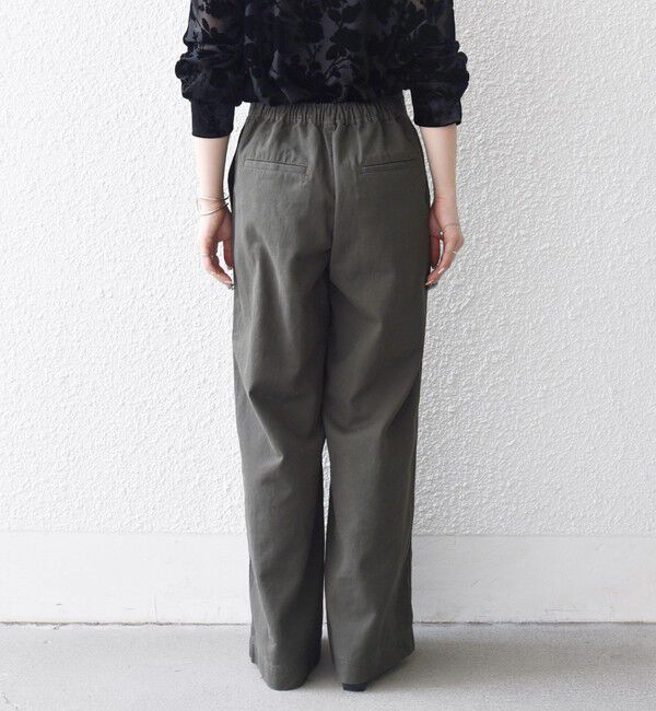 SHIPS any「SHIPS any:〈洗濯機可能〉ドロスト イージー ワイド ストレート ベイカー パンツ」|その他|