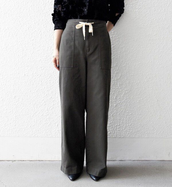 SHIPS any「SHIPS any:〈洗濯機可能〉ドロスト イージー ワイド ストレート ベイカー パンツ」|その他|