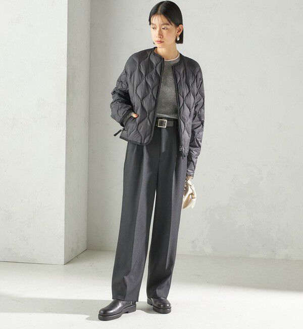 SHIPS for women「【SHIPS別注】Wai+ &times; TAION:〈手洗い可能〉ショート ダウン ジャケット」|ダウン|