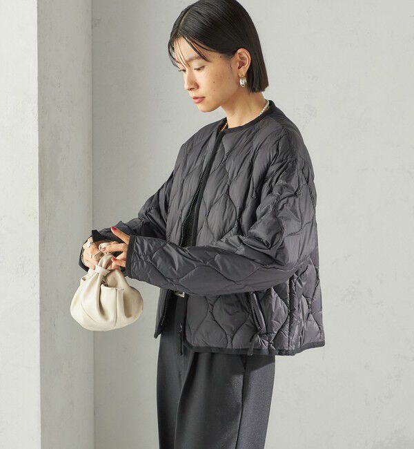 SHIPS for women「【SHIPS別注】Wai+ &times; TAION:〈手洗い可能〉ショート ダウン ジャケット」|ダウン|