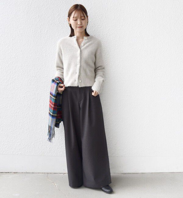 SHIPS for women「〈洗濯機可能〉ウールライク ポケット デザイン ワイド パンツ」|その他|