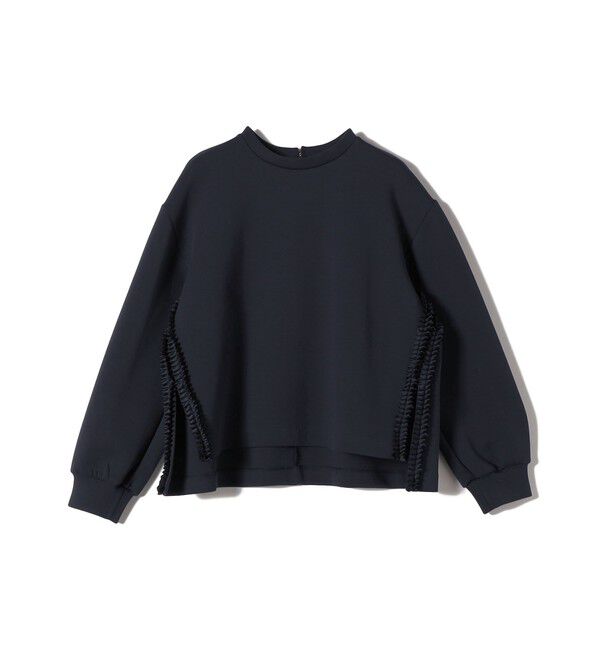 SHIPS for women「【WEB限定】〈手洗い可能〉サイド スリット フリル ダンボール カットソー」|Tシャツ・カットソー|