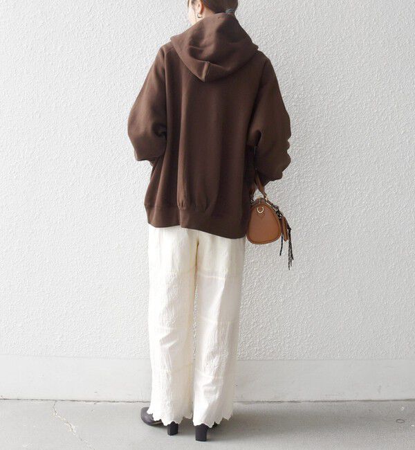 SHIPS any「bon_meur:〈洗濯機可能〉ロゴ エンブロイダリー パッチワーク ワイド パンツ」|その他|