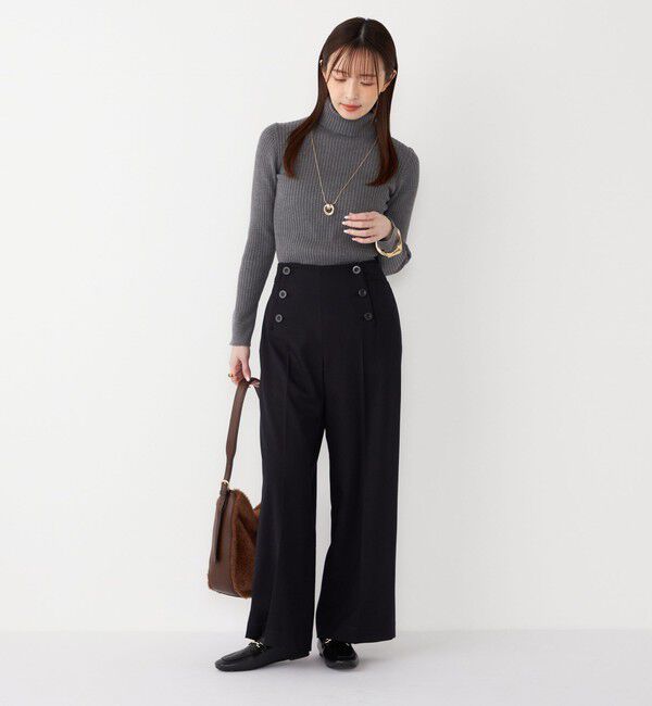 SHIPS Colors 「SHIPS Colors:14G リブ タートルネック ニット」|ニット・セーター|