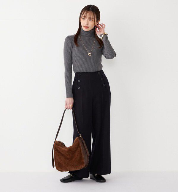 SHIPS Colors 「SHIPS Colors:14G リブ タートルネック ニット」|ニット・セーター|