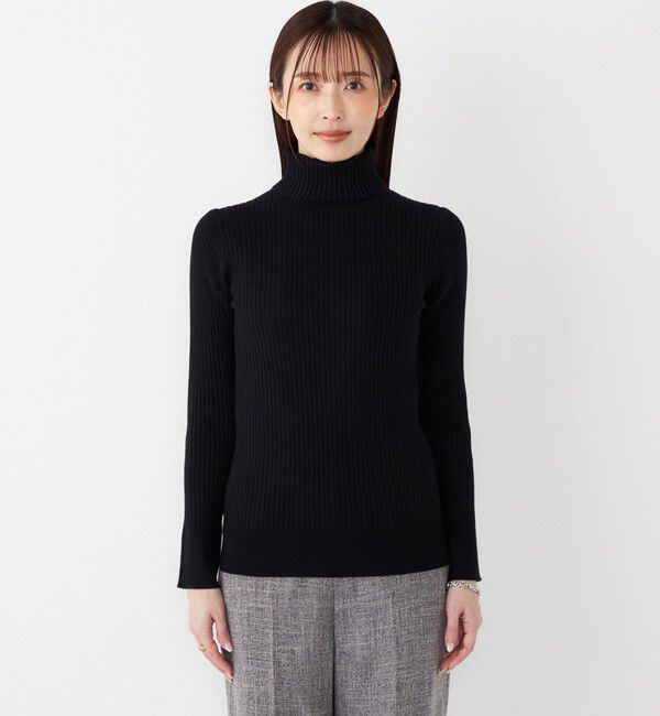 SHIPS Colors 「SHIPS Colors:14G リブ タートルネック ニット」|ニット・セーター|