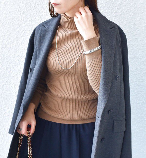 SHIPS Colors 「SHIPS Colors:14G リブ タートルネック ニット」|ニット・セーター|