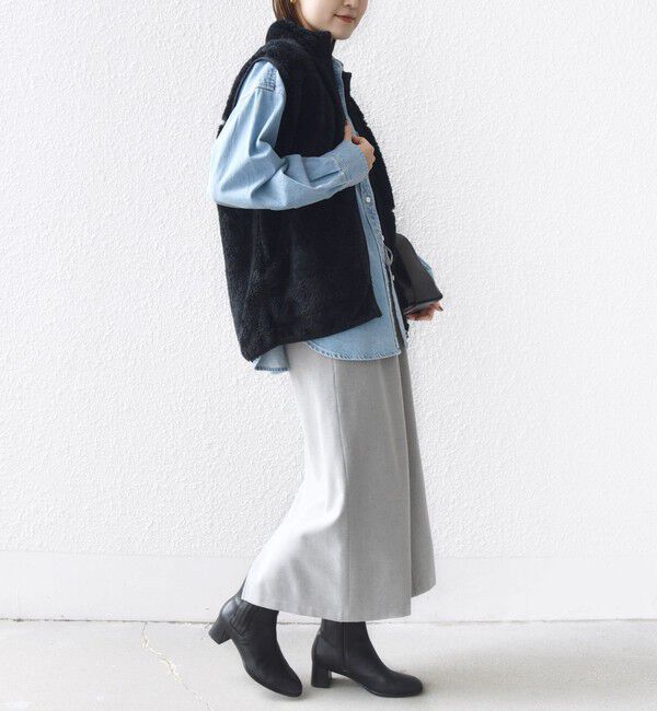 SHIPS for women「〈手洗い可能〉両面起毛 ドロスト スカート」|スカート|