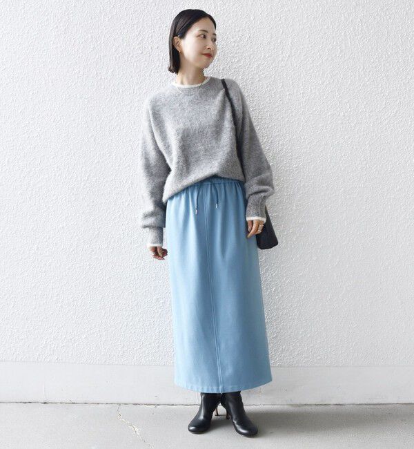 SHIPS for women「〈手洗い可能〉両面起毛 ドロスト スカート」|スカート|