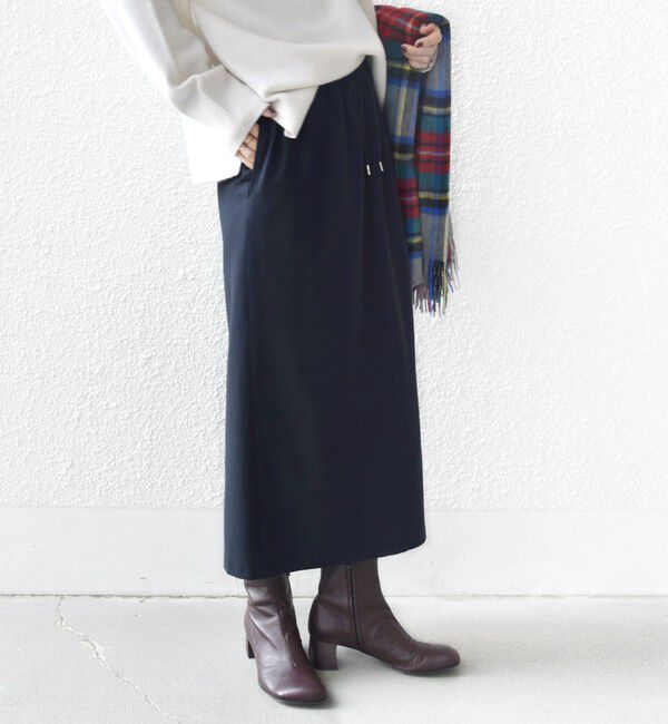 SHIPS for women「〈手洗い可能〉両面起毛 ドロスト スカート」|スカート|