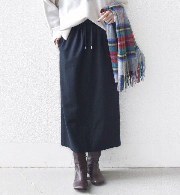 SHIPS for women「〈手洗い可能〉両面起毛 ドロスト スカート」|スカート|