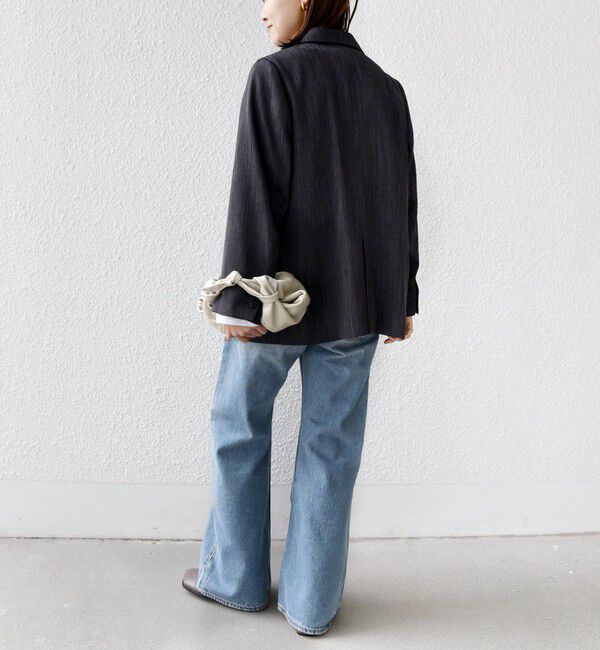 SHIPS for women「〈手洗い可能〉ウール 調 合繊 ダブル ジャケット」|テーラードジャケット|