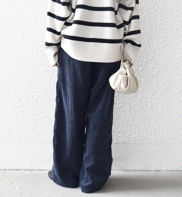 SHIPS for women「〈洗濯機可能〉TUMUGITO(R) コーデュロイ ドロスト パンツ 2」|その他|