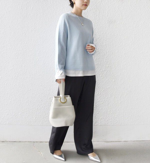 SHIPS for women「【WEB限定】〈手洗い可能〉ホールガーメント ドルマン ニット」|ニット・セーター|