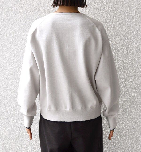 SHIPS for women「〈手洗い可能〉コットン カシミヤ混 スカラップヘム カーディガン」|カーディガン|