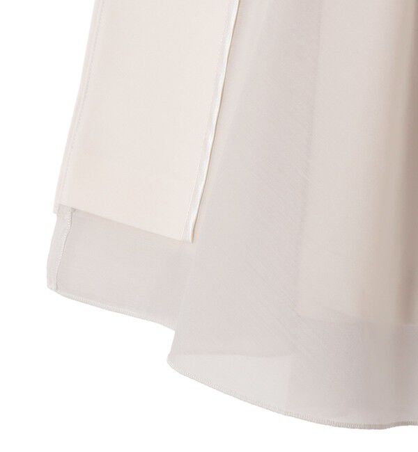 SHIPS for women「ダブル クロス レイヤード ペプラム ジレ（セレモニー対応可）」|ベスト・ジレ|