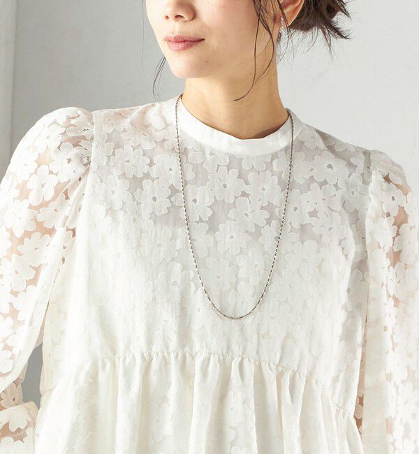 SHIPS for women「〈手洗い可能〉IPEKER オパール 加工 ブラウス（セレモニー対応可）」|シャツ・ブラウス|